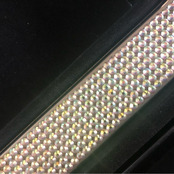 XCLPF Rhinestone Bling License Plate Frame Standard No Hardware 2PC Metal - Picture 3 of 4